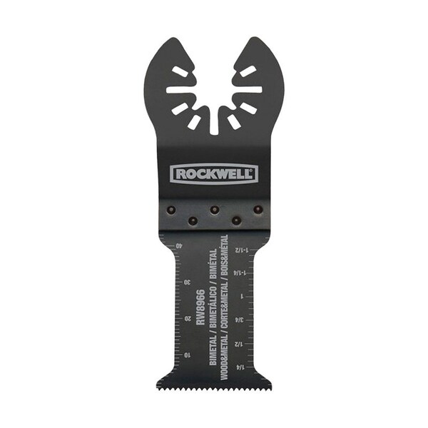 Rockwell Rockwell 1-13/16 in. L Bi-Metal Plunge Cut Oscillating Blade 1 pk RW8966 - main